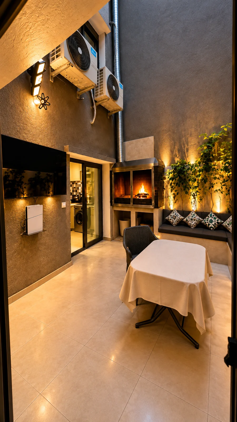 Appartement RDC — après